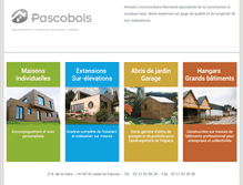 Tablet Screenshot of pascobois.fr